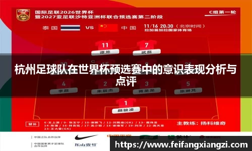 杭州足球队在世界杯预选赛中的意识表现分析与点评